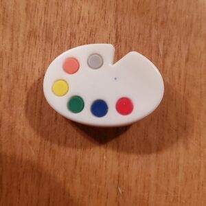 Paint Pallet Croc Charm
